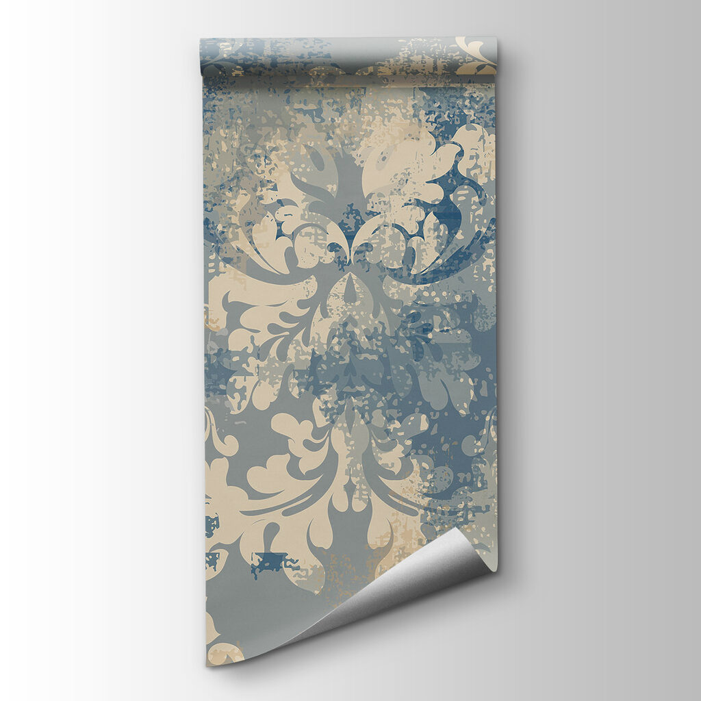 Ornamenti su grigio azzurro — vista del prodotto