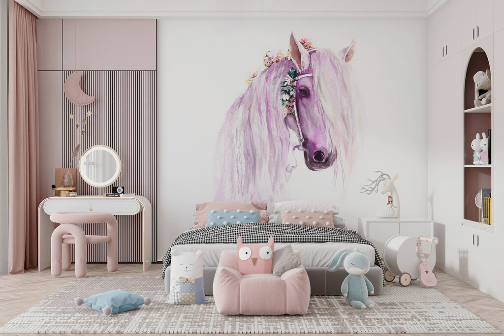 Cavallo con ghirlanda — ambiente 3