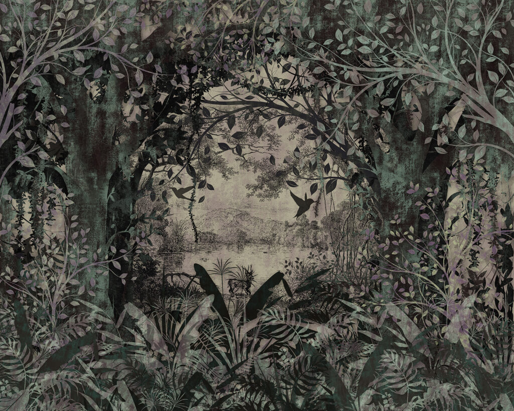 Bosco verde grigio — design completo