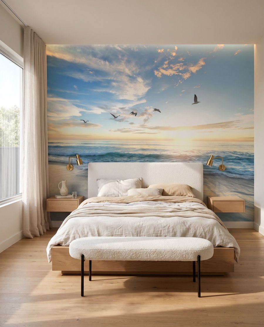 Uccelli sopra il mare — ambiente 2