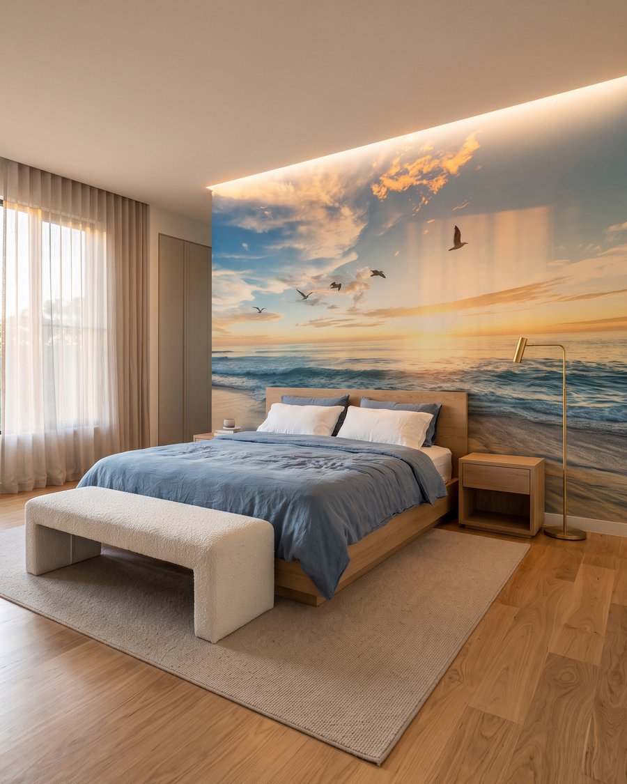 Uccelli sopra il mare — ambiente 3