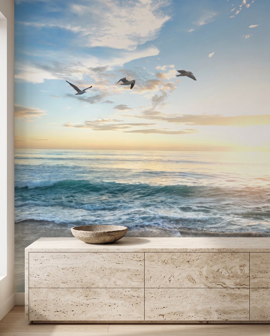 Uccelli sopra il mare — ambiente 5