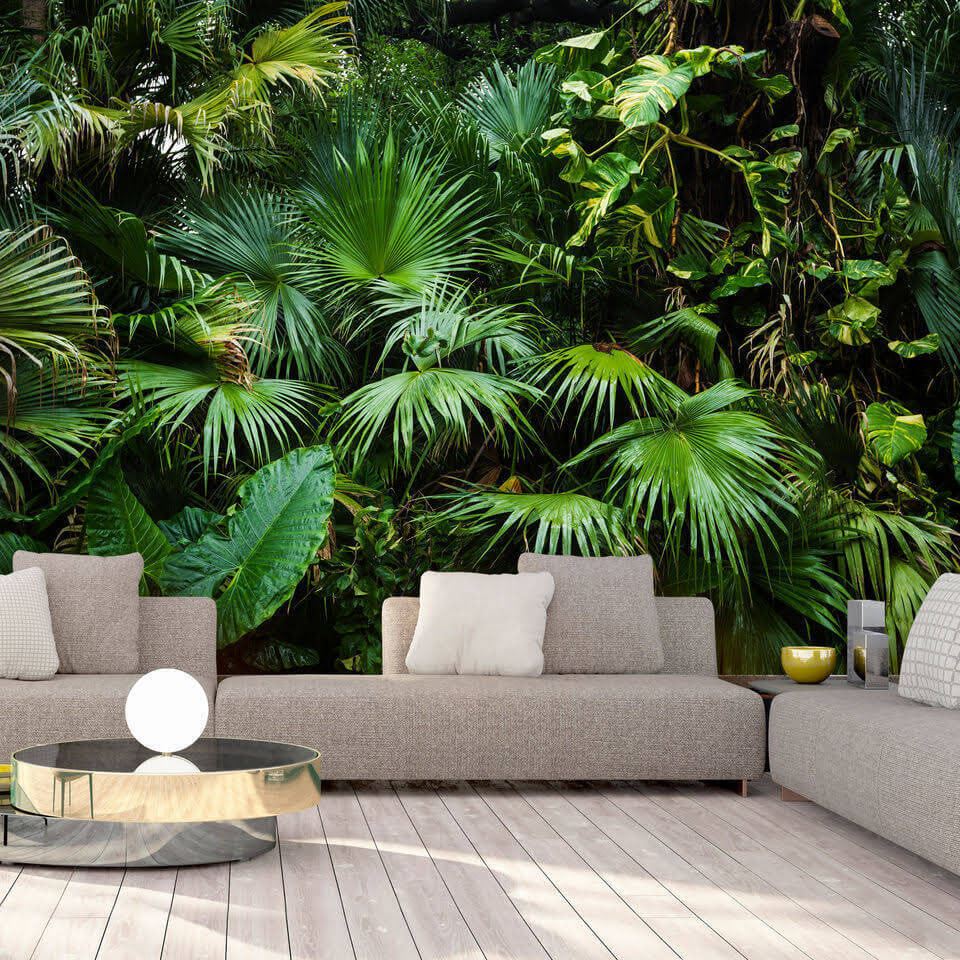 Cascata di foglie tropicali — ambiente 5