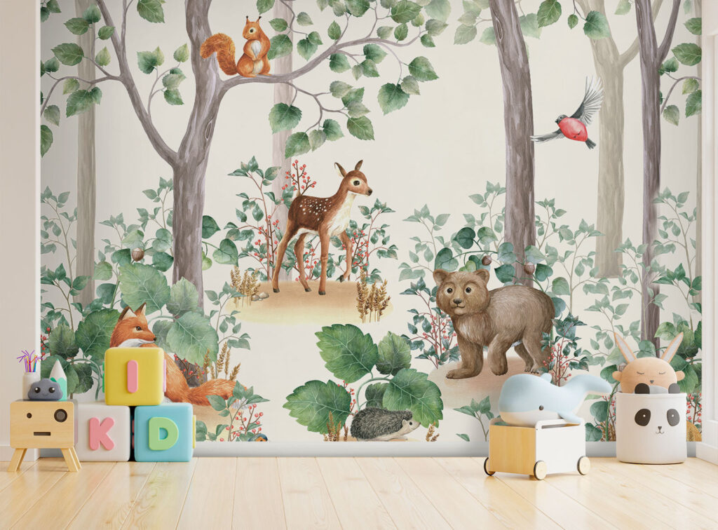 Animali nel bosco — ambiente 1
