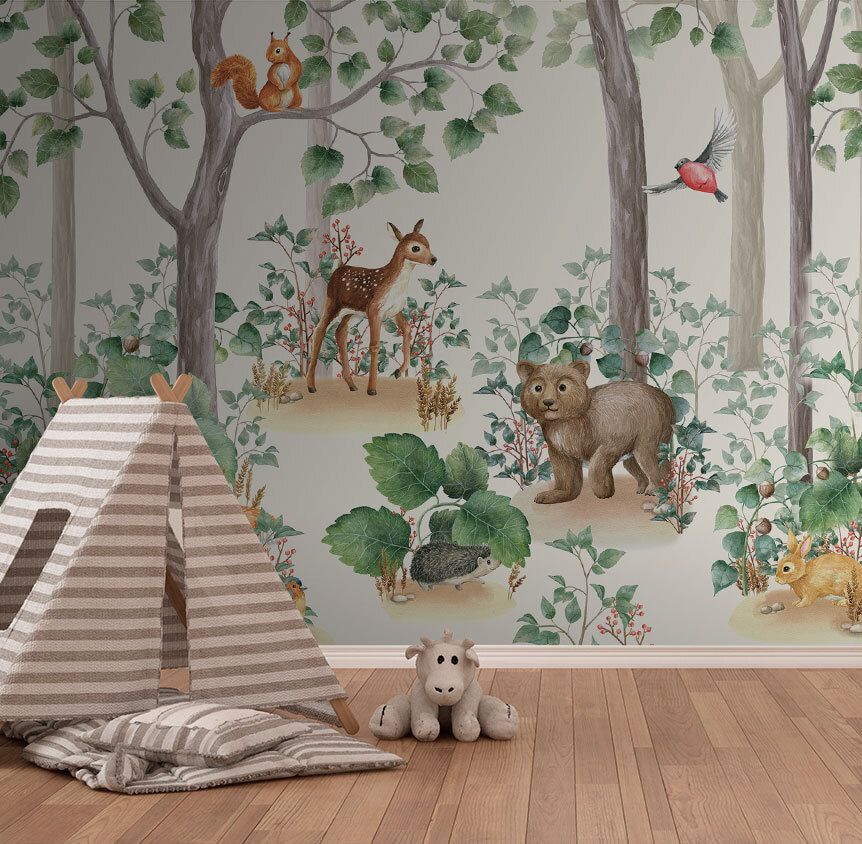 Animali nel bosco — ambiente 2