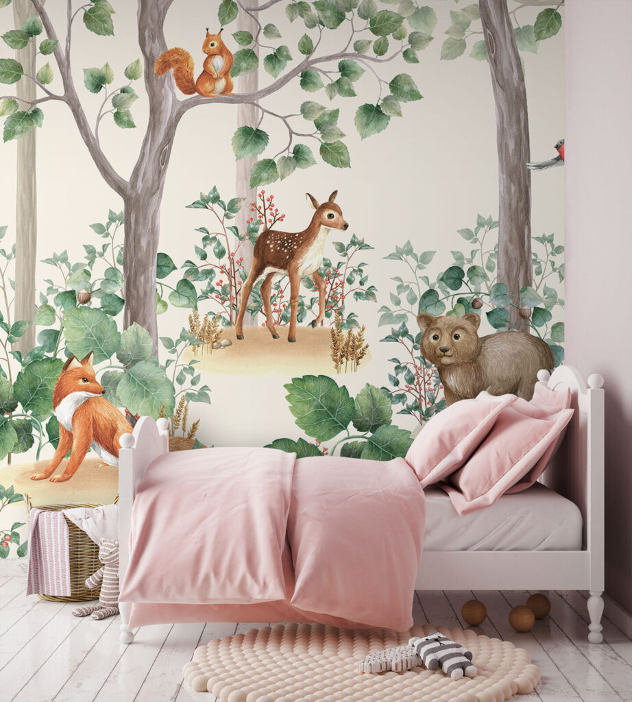 Animali nel bosco — ambiente 3