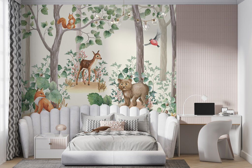 Animali nel bosco — ambiente 4