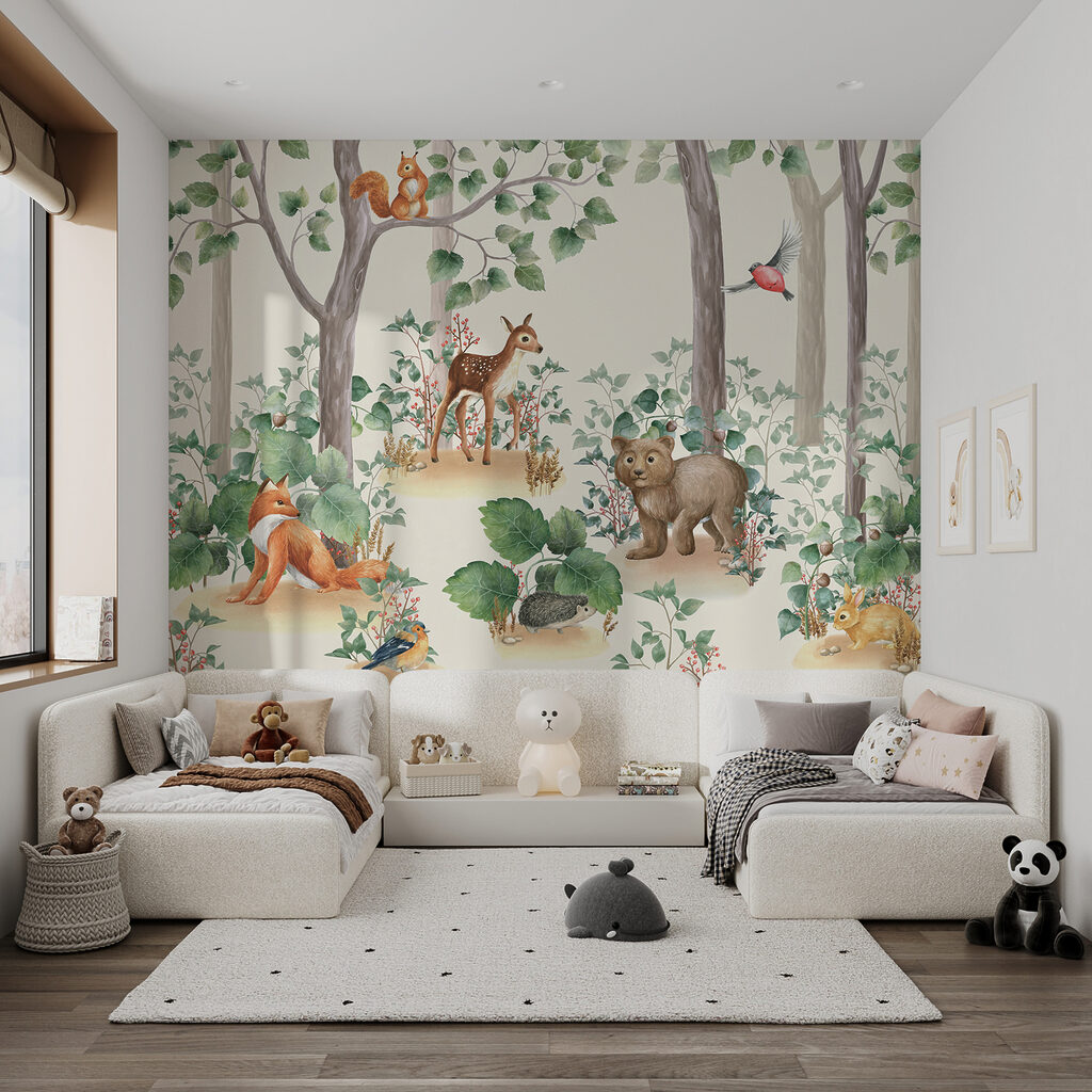 Animali nel bosco — ambiente 5