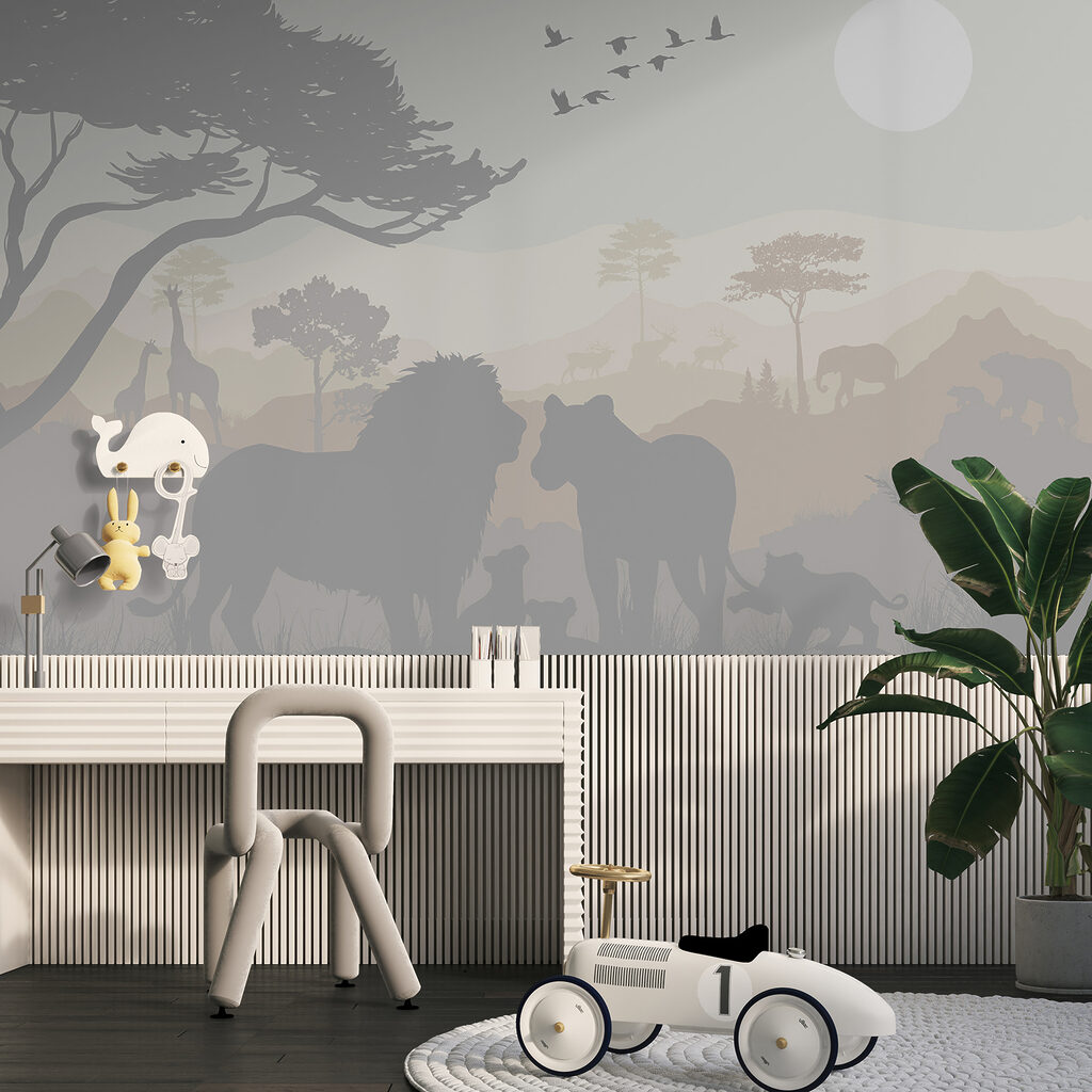 Leoni nella savana — ambiente 4