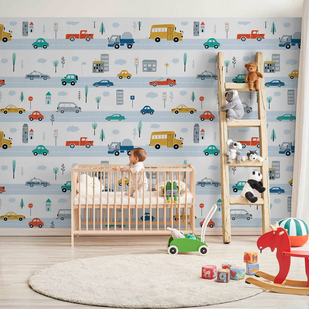 Piccole auto in fila — ambiente 5