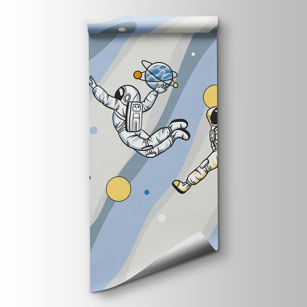 Astronauti su onde larghe — vista del prodotto