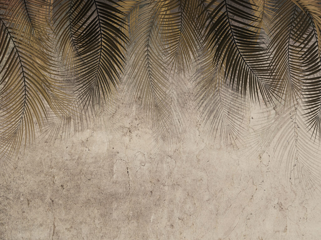 Palme su ombra terrosa — design completo