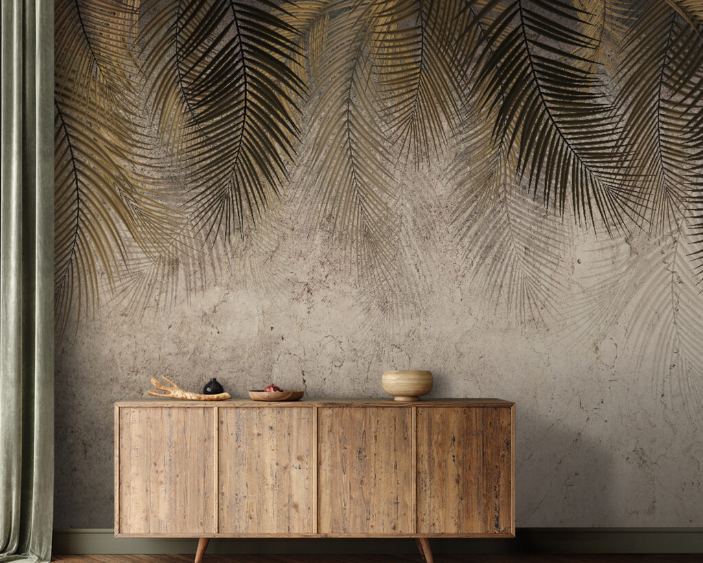 Palme su ombra terrosa — ambiente 3
