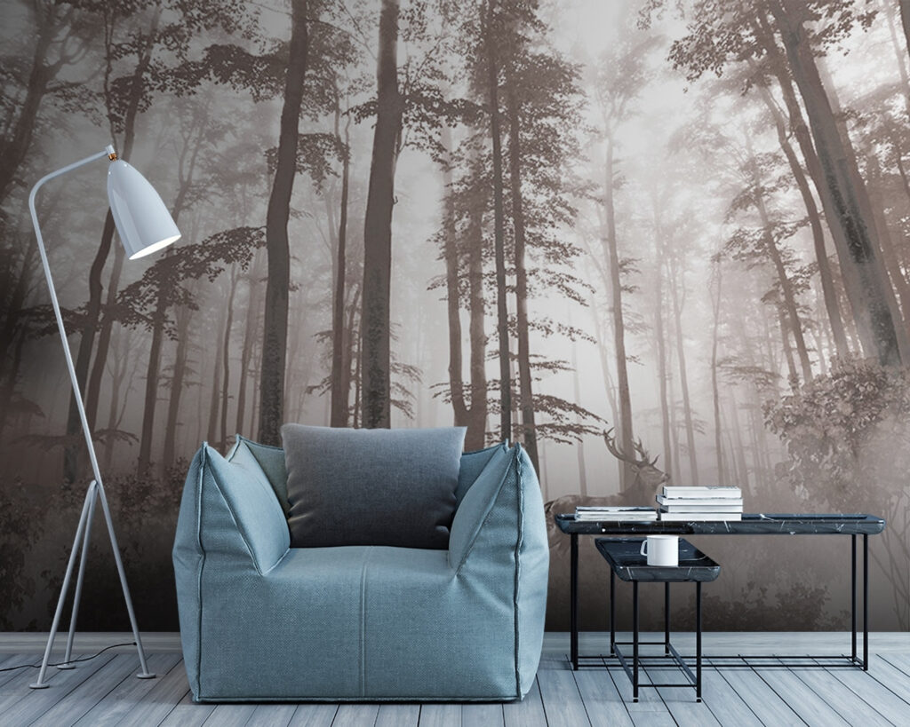 Cervi nella nebbia — ambiente 3