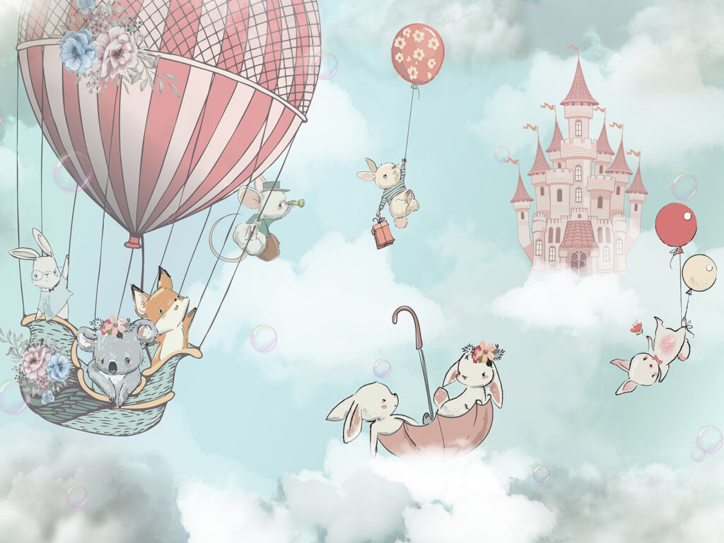Animali verso il castello — design completo
