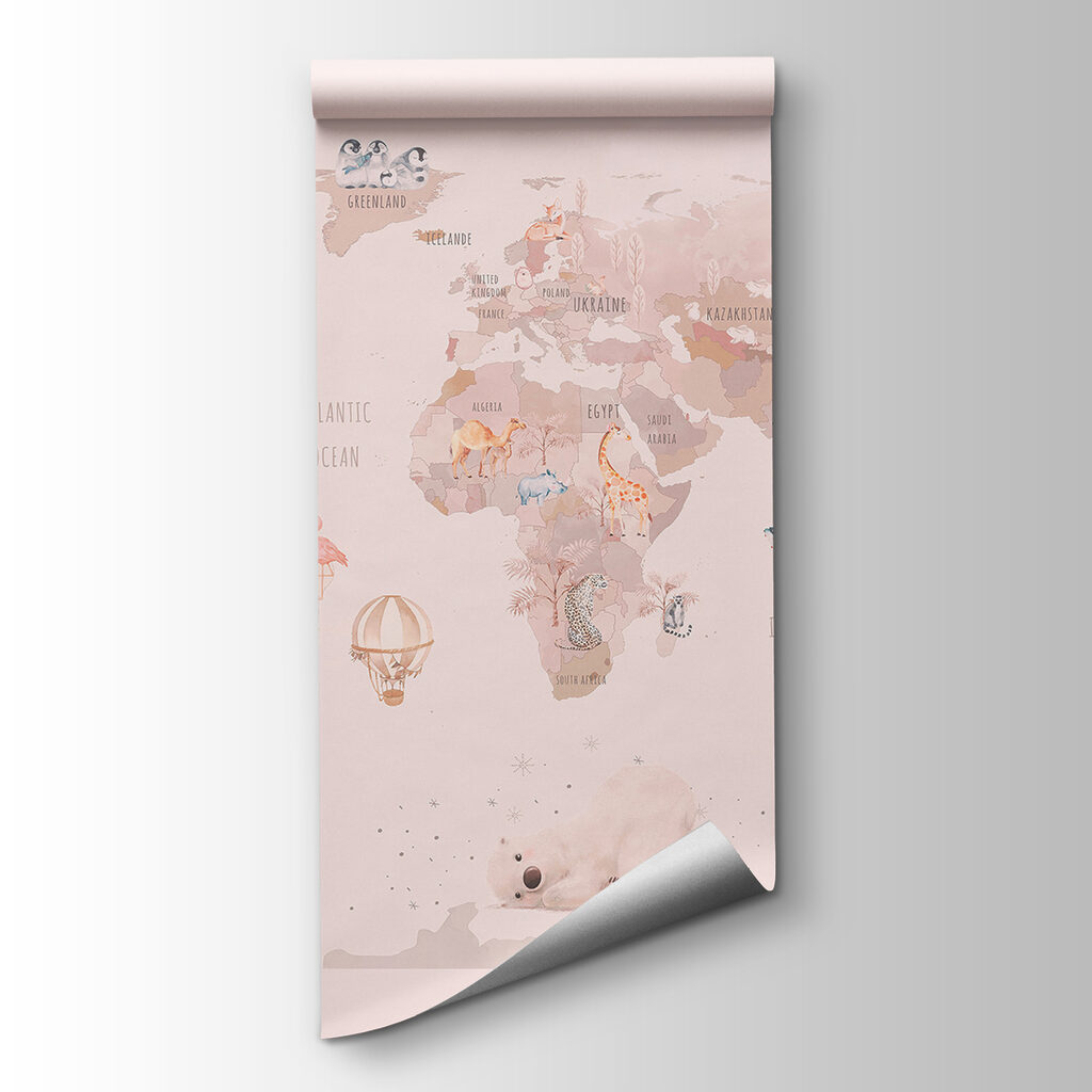 Rotte rosa sulla mappa — vista del prodotto