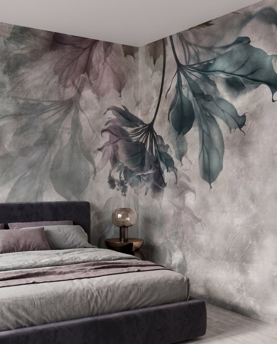 Foglie in nuvole colorate — ambiente 2
