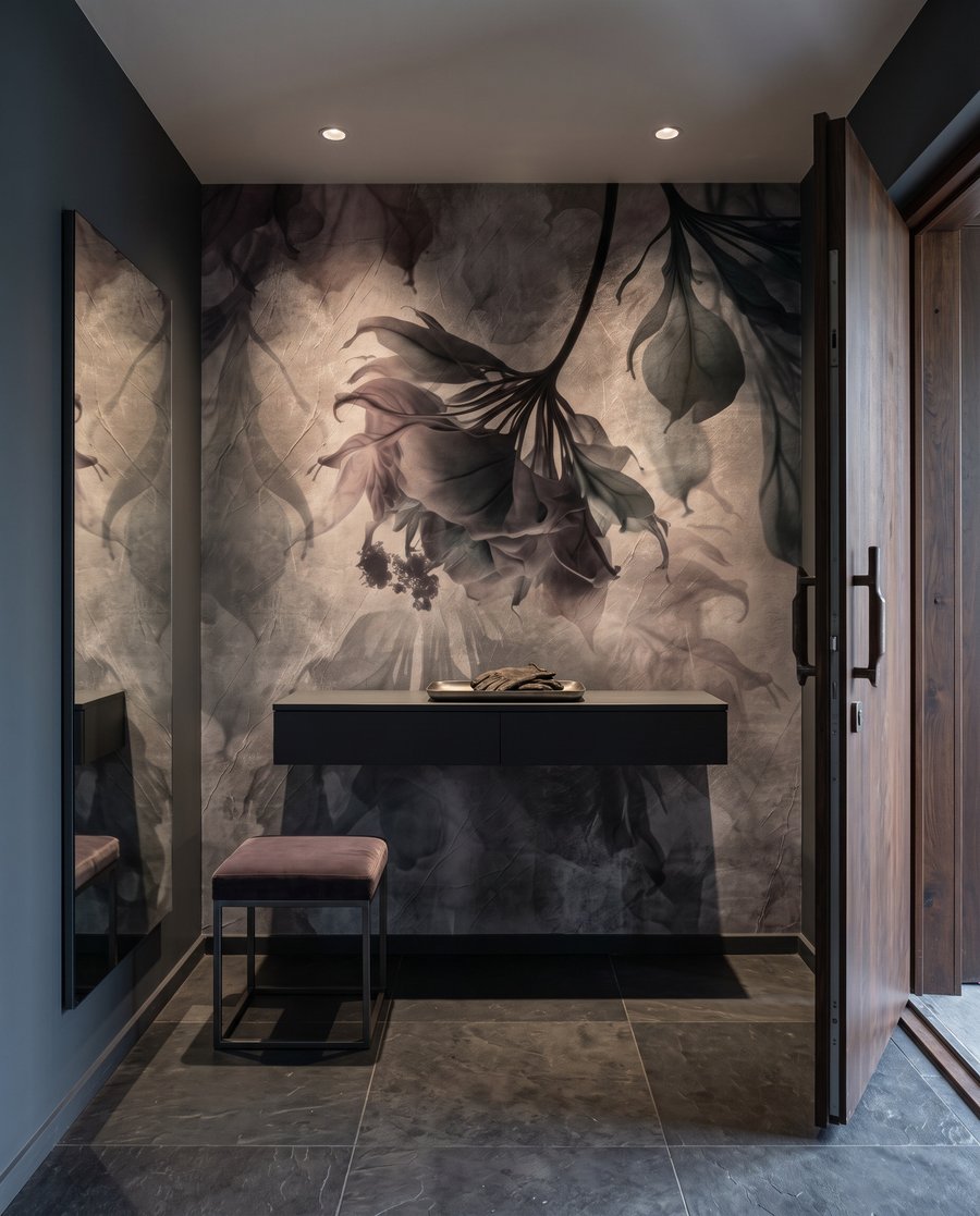 Foglie in nuvole colorate — ambiente 4