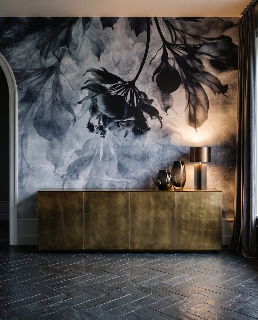 Foglie in nuvole colorate — ambiente 4