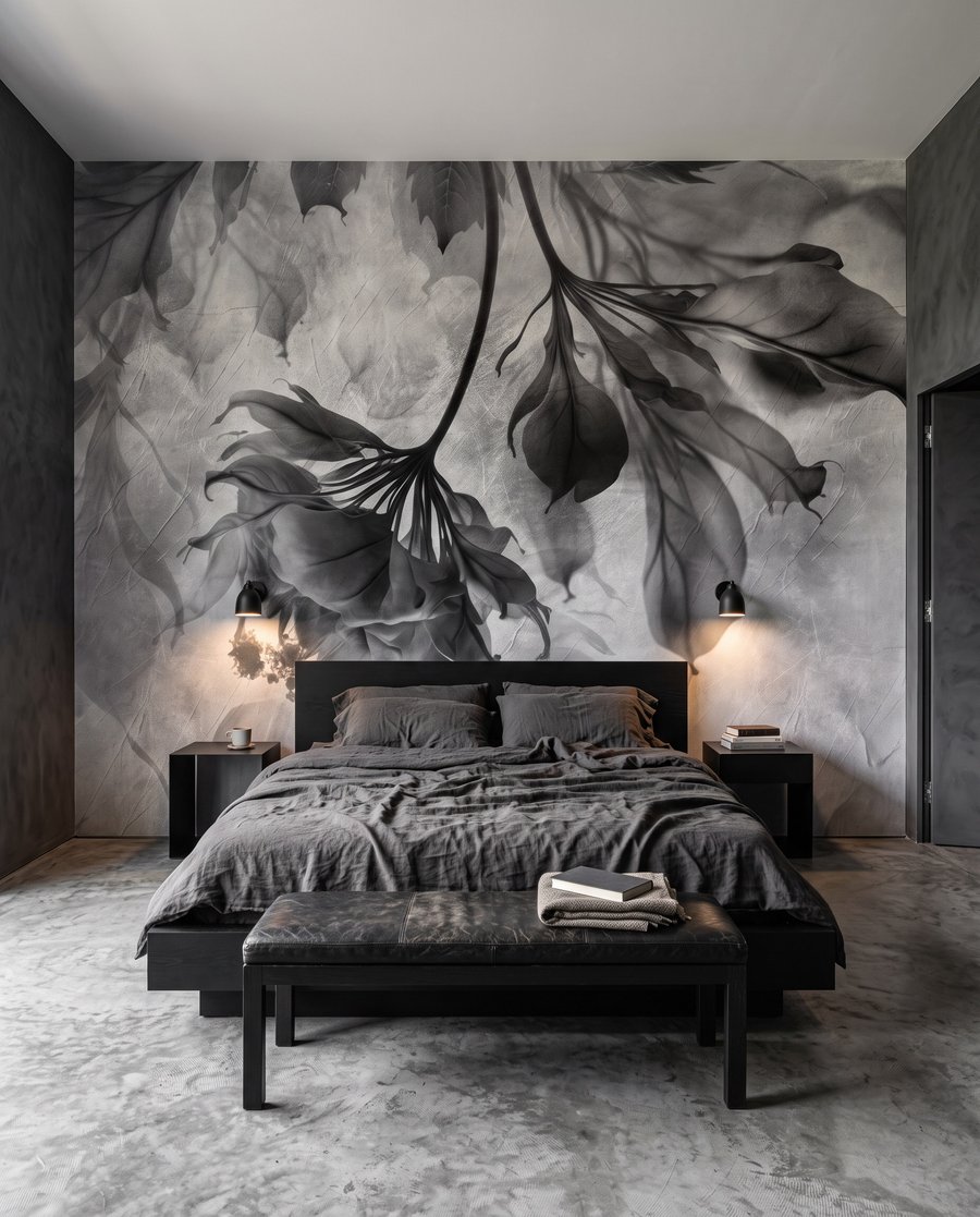 Foglie in nuvole colorate — ambiente 1