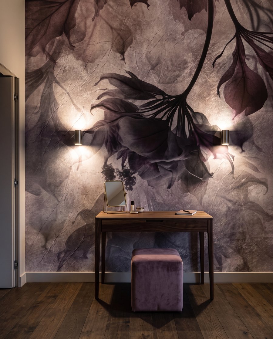 Foglie in nuvole colorate — ambiente 3