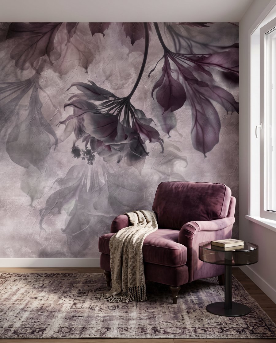Foglie in nuvole colorate — ambiente 4