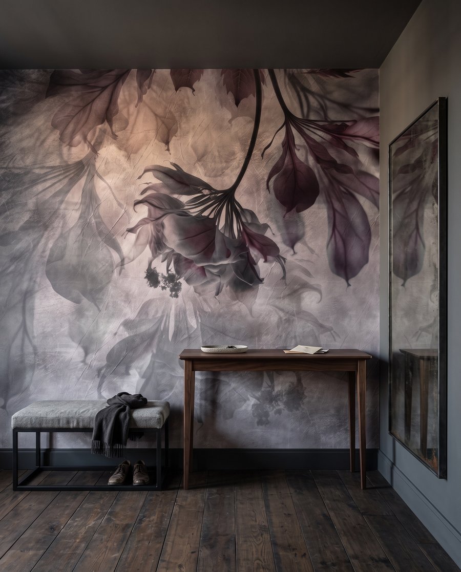 Foglie in nuvole colorate — ambiente 1