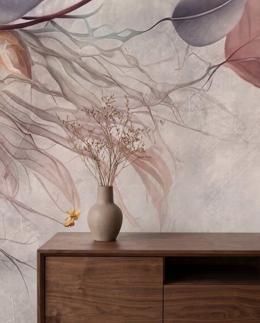 Fiori con rametti sottili in un ambiente