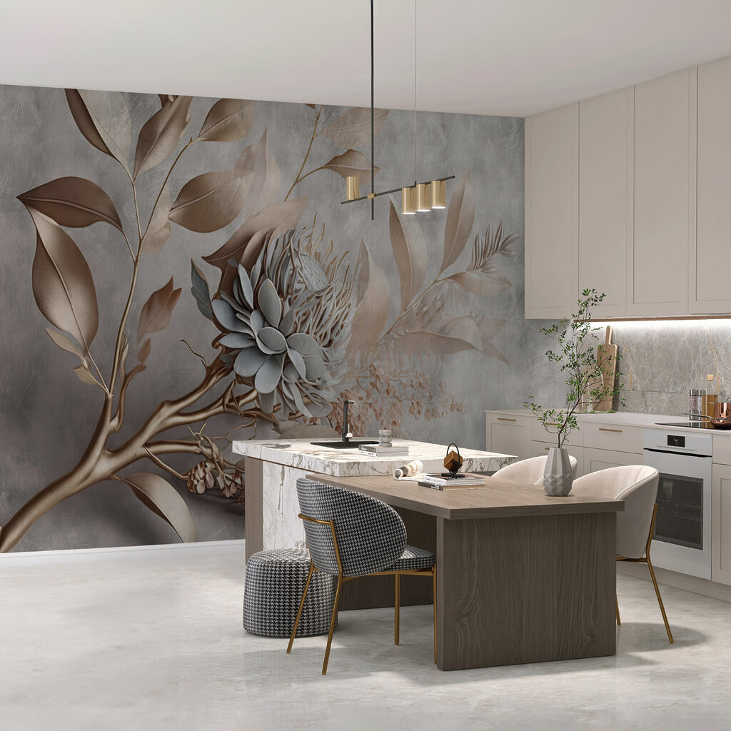 Ramo fiorito in rilievo — ambiente 5