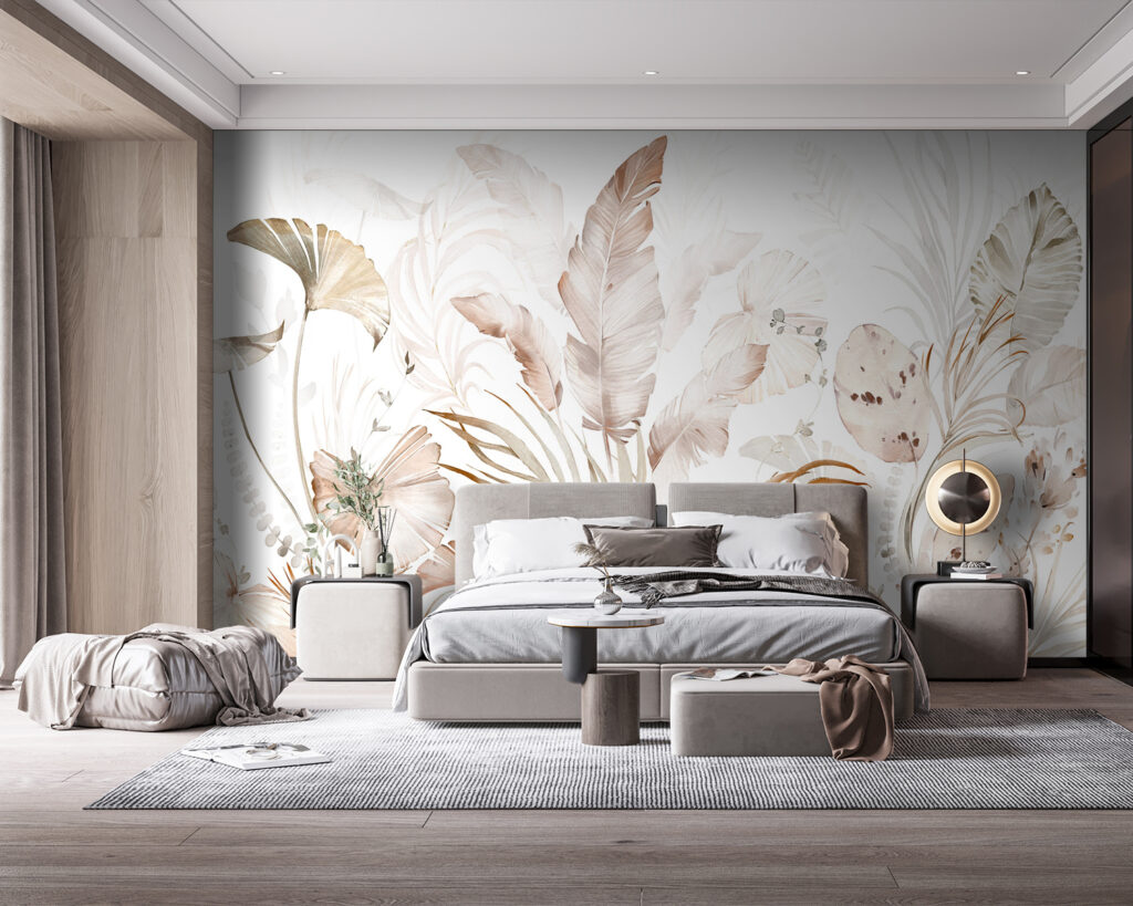 Foglie lunghe e fiori — ambiente 2