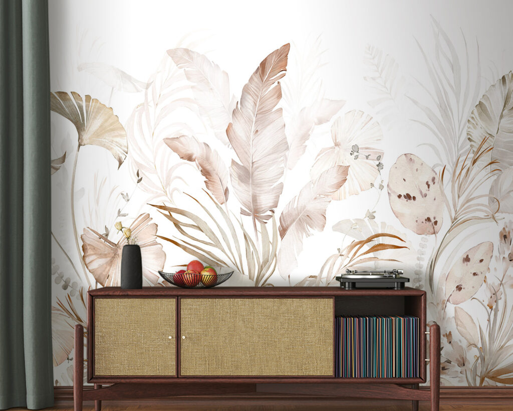 Foglie lunghe e fiori — ambiente 3