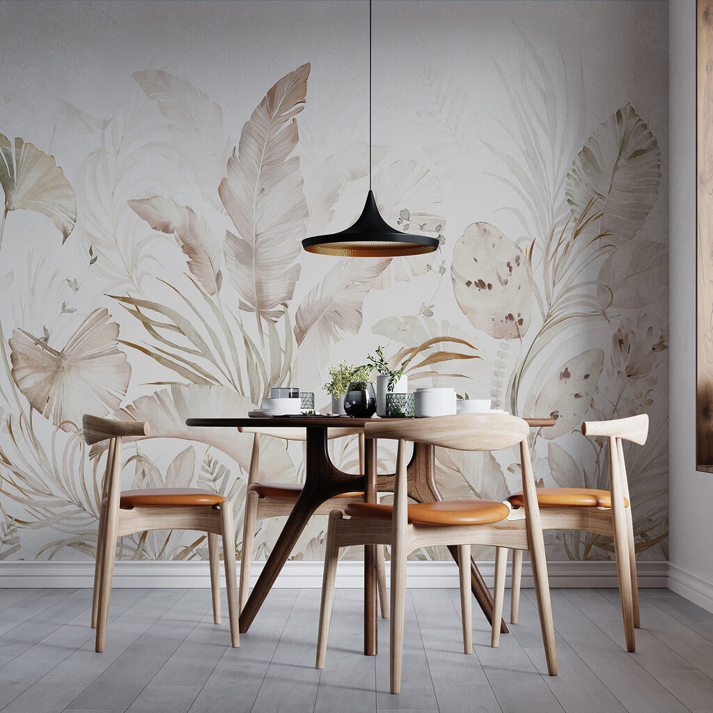 Foglie lunghe e fiori — ambiente 4