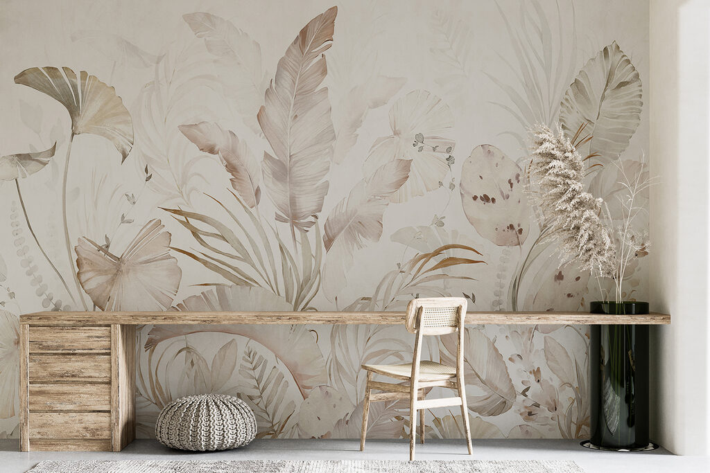 Foglie lunghe e fiori — ambiente 5