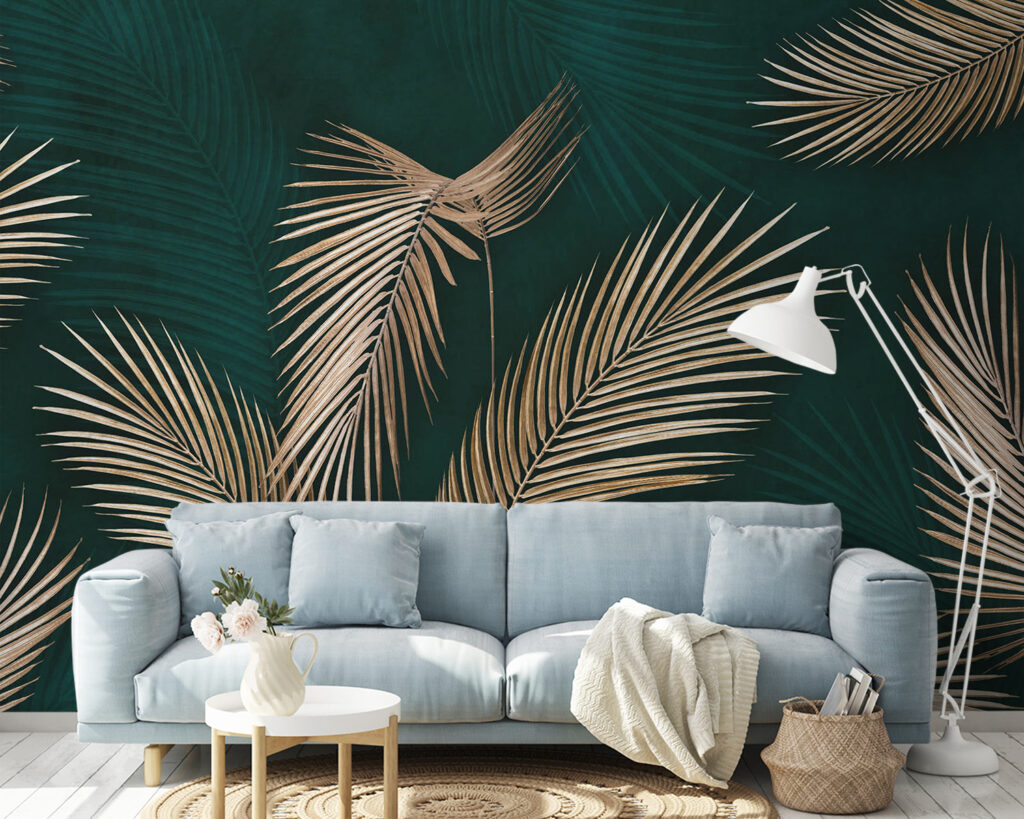Palme su verde bosco — ambiente 1