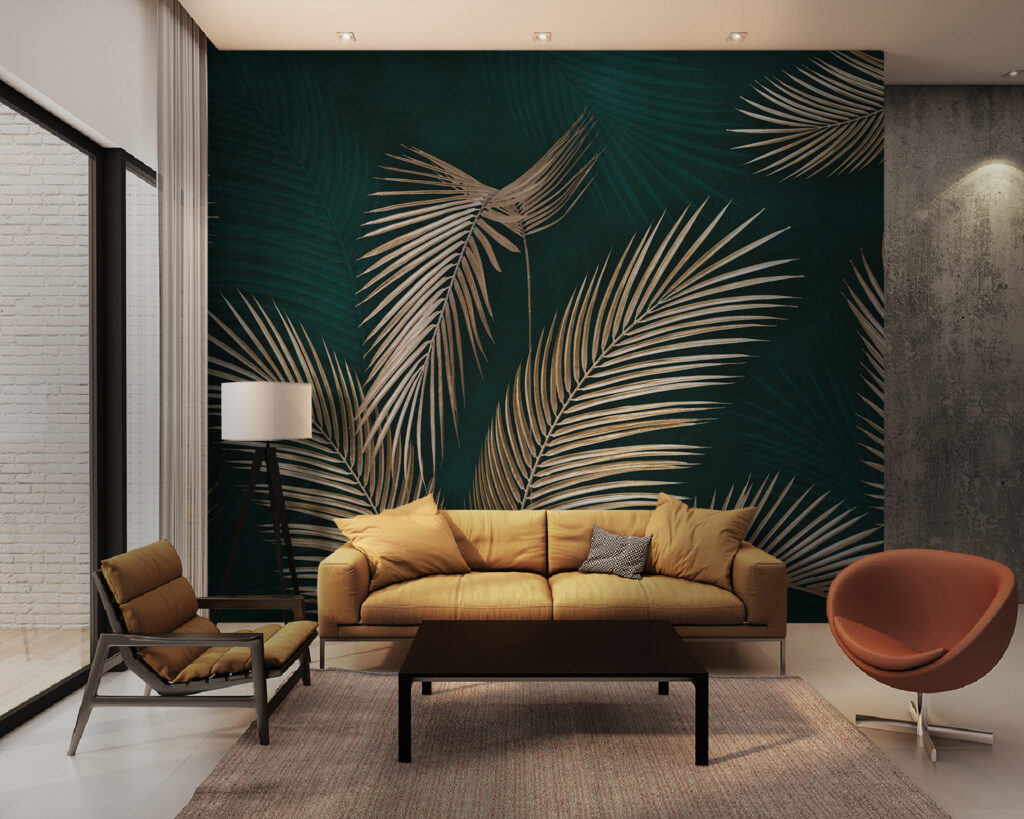 Palme su verde bosco — ambiente 2