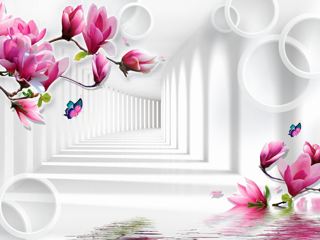 Magnolia lungo il corridoio — design completo
