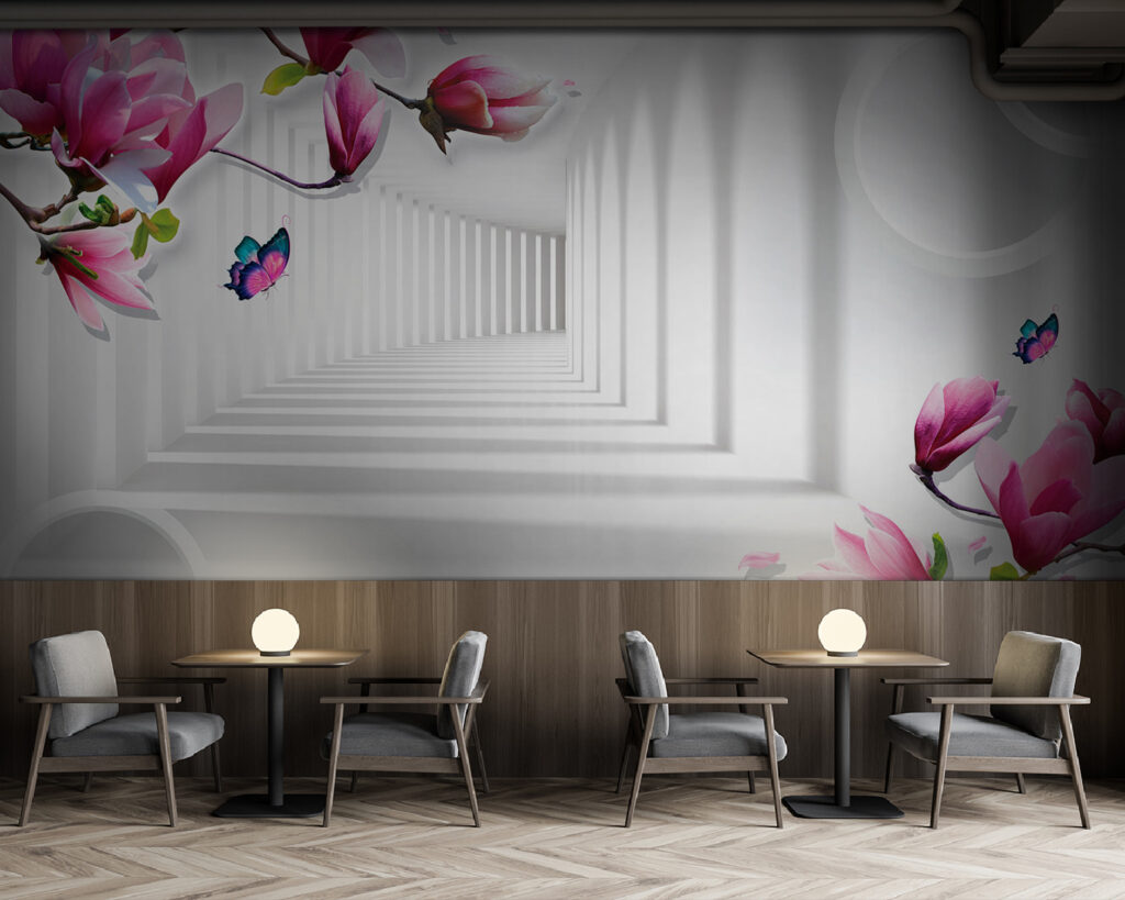 Magnolia lungo il corridoio — ambiente 3