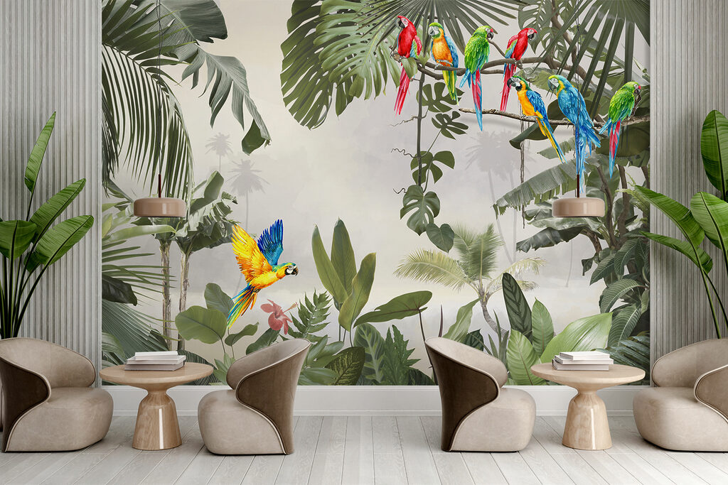 Pappagalli nella giungla — ambiente 5