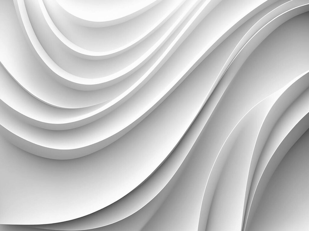 Flusso di pieghe bianche — design completo