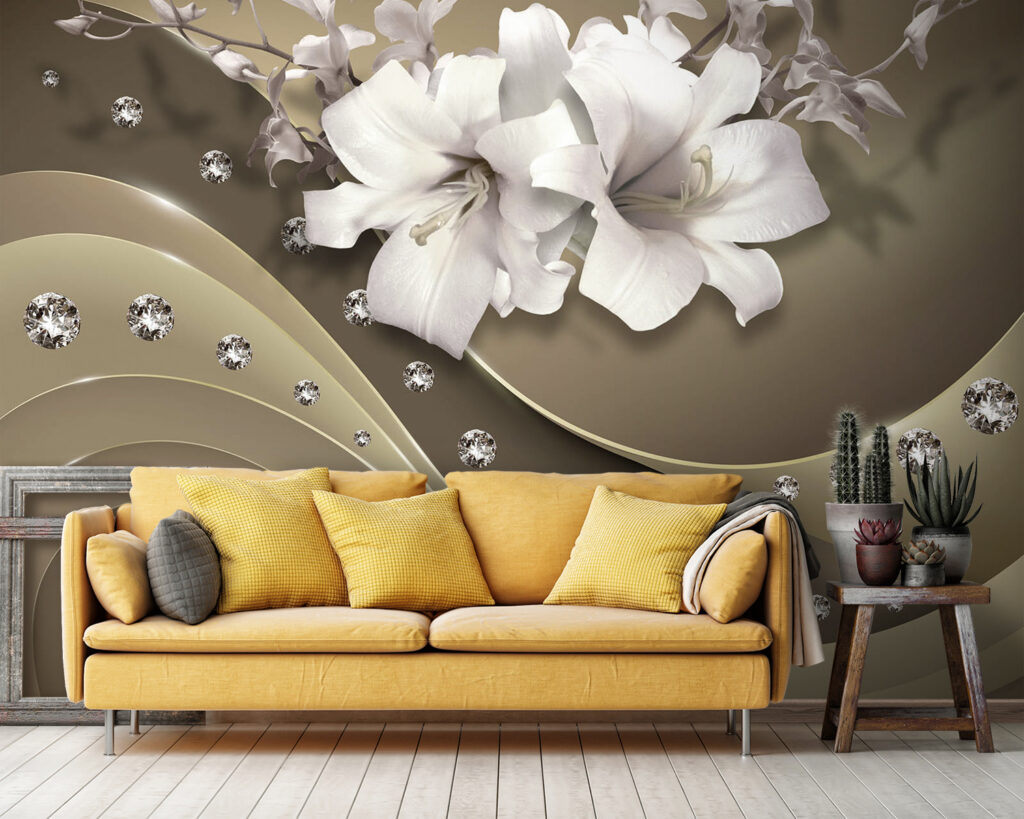 Fiori bianchi sulle onde — ambiente 2