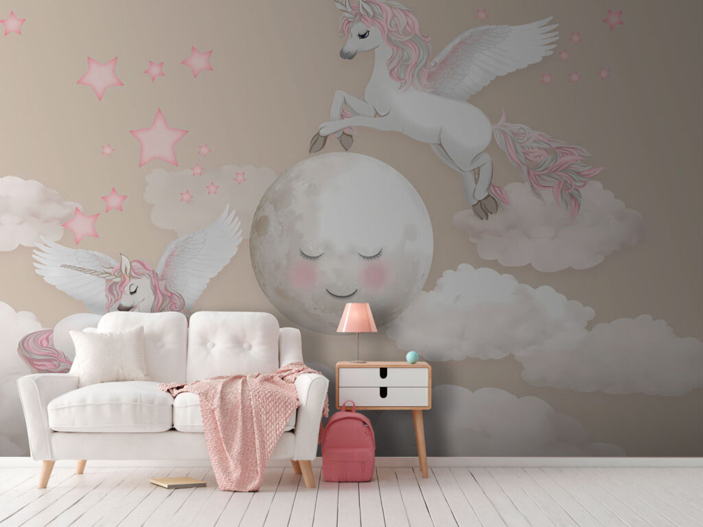 Unicorni e luna addormentata — ambiente 3
