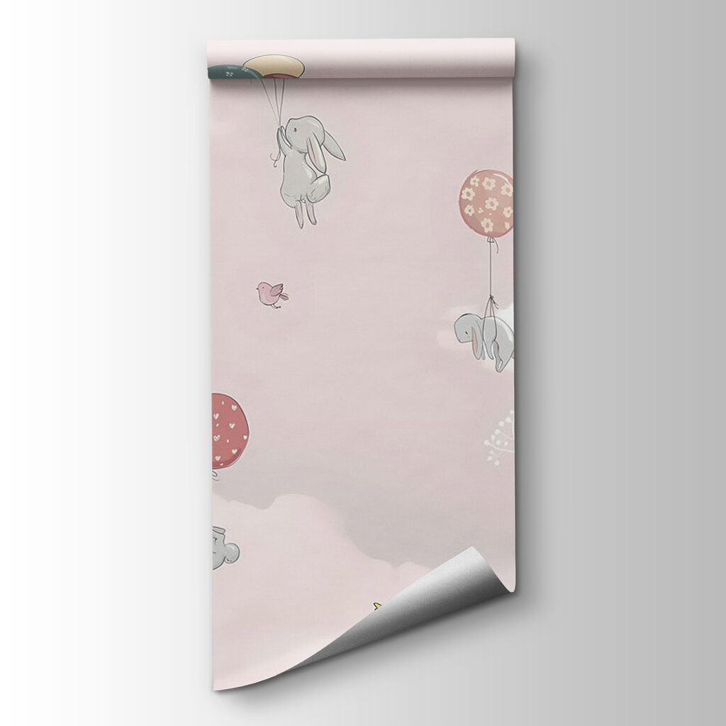 Animali nel cielo rosa — vista del prodotto