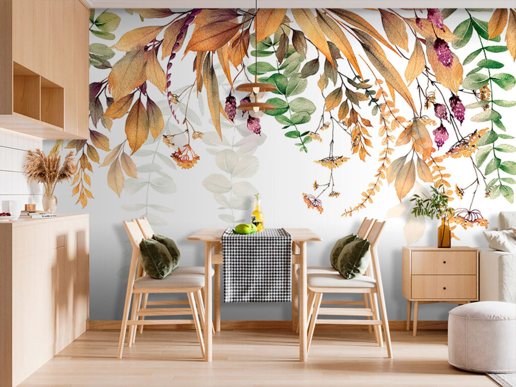 Foglie appese con bacche — ambiente 2