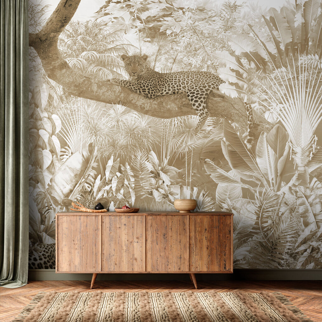 Leopardo su ramo spesso — ambiente 2