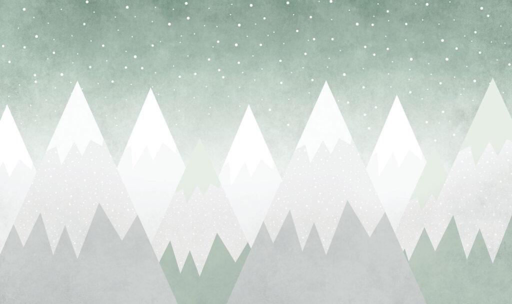 Cime bianche e stelle — design completo