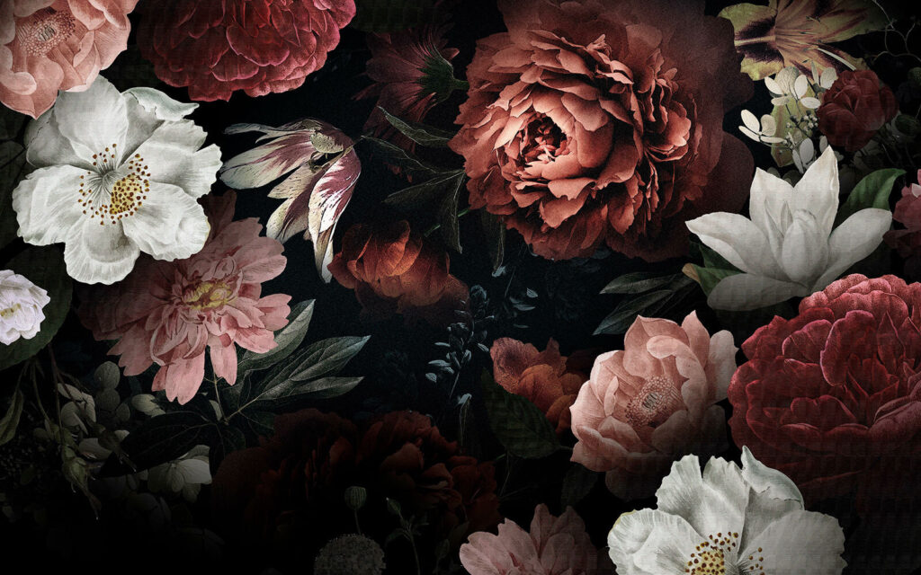 Fiori nell’ombra profonda — design completo