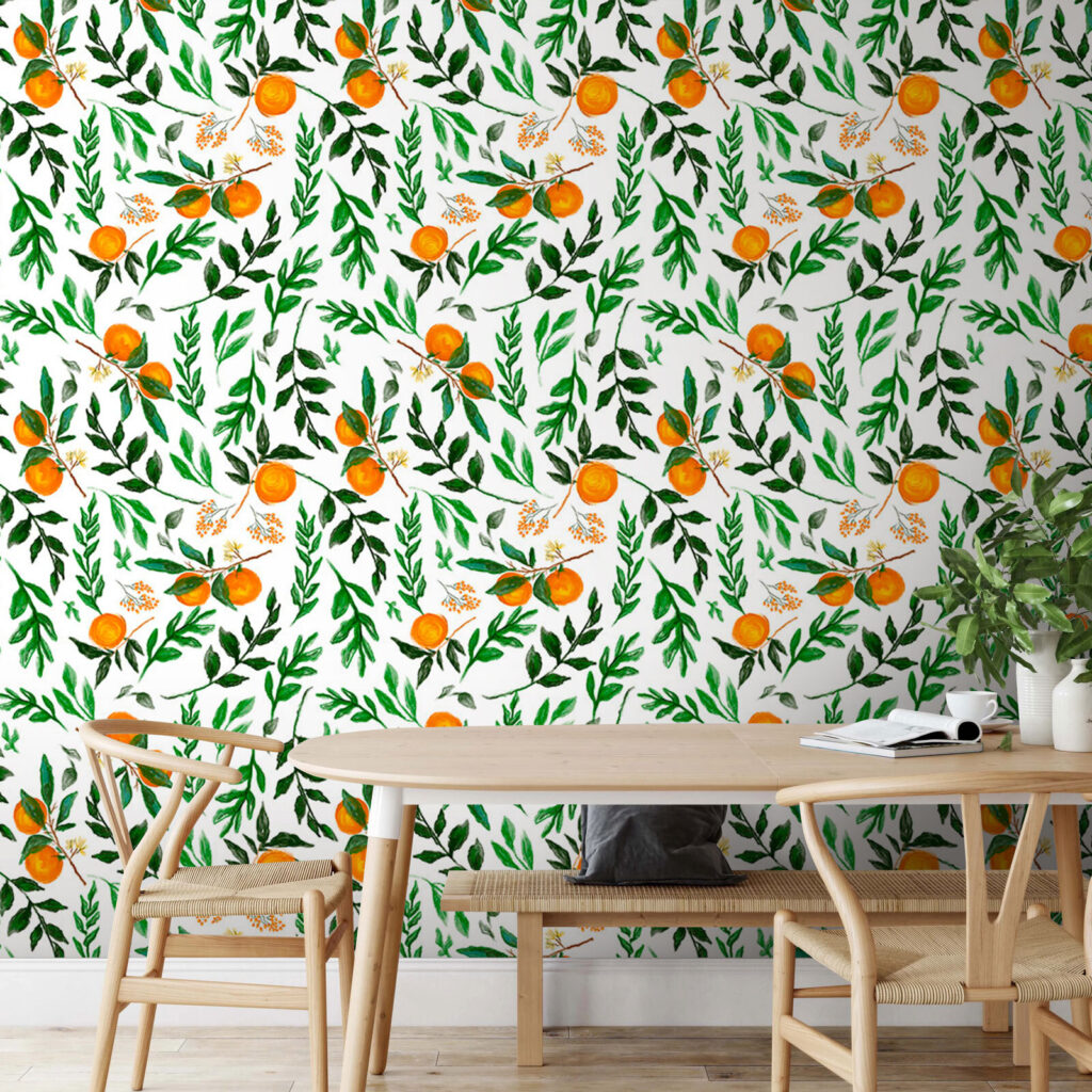 Arance tra le foglie — ambiente 1