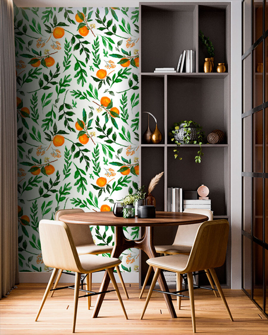 Arance tra le foglie — ambiente 3