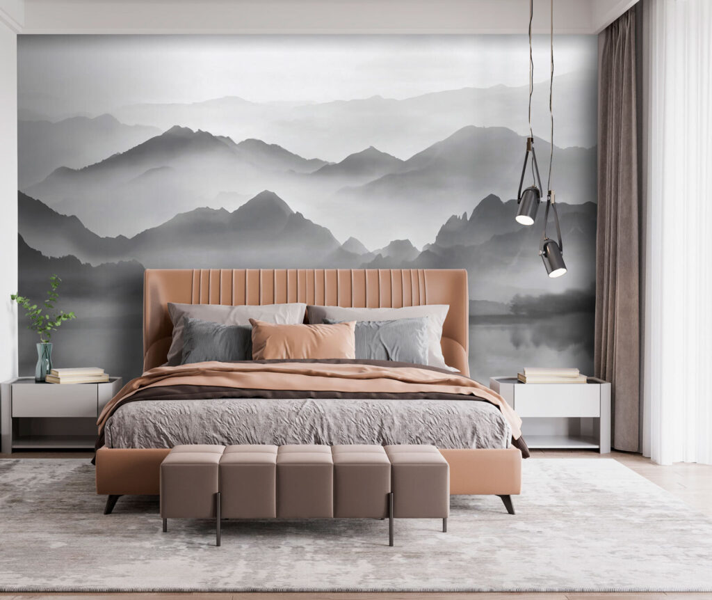 Montagne grigie sull’acqua — ambiente 2