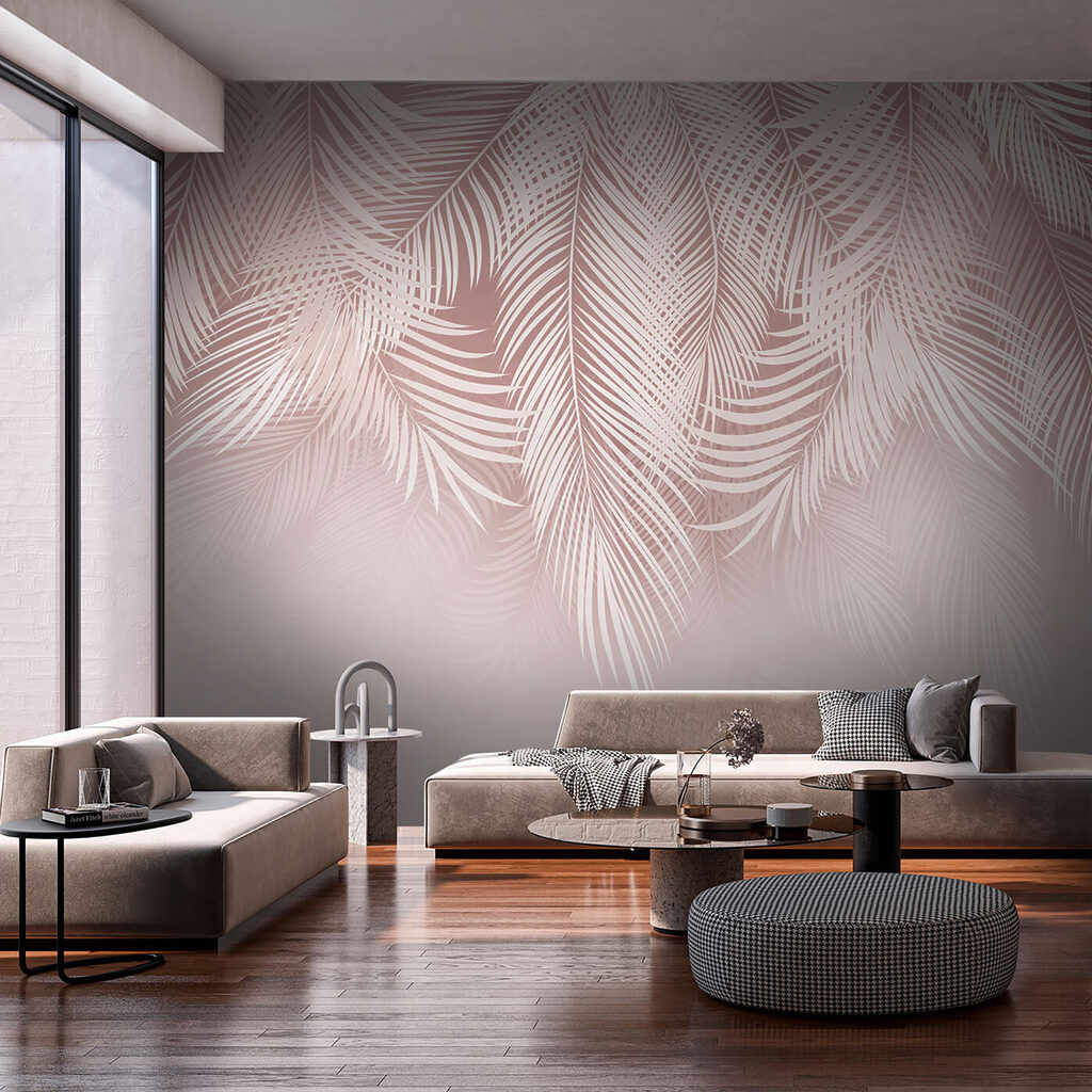 Fronde rosa nel silenzio — ambiente 3